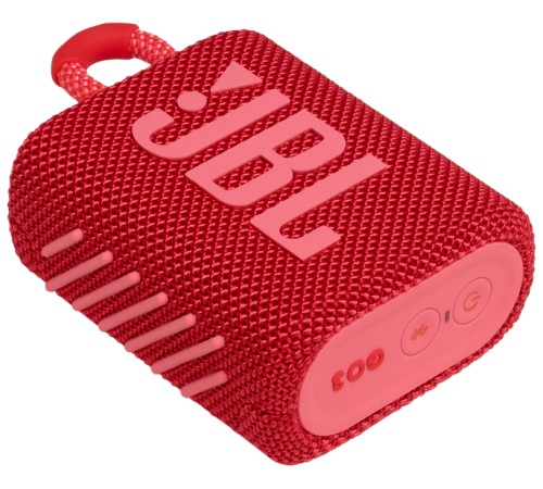 Портативная акустика JBL GO 3 4.2 Вт в красном цвете: мощный звук в компактном корпусе