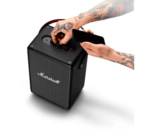 Портативная акустика Marshall Tufton Black: мощный звук в компактном корпусе