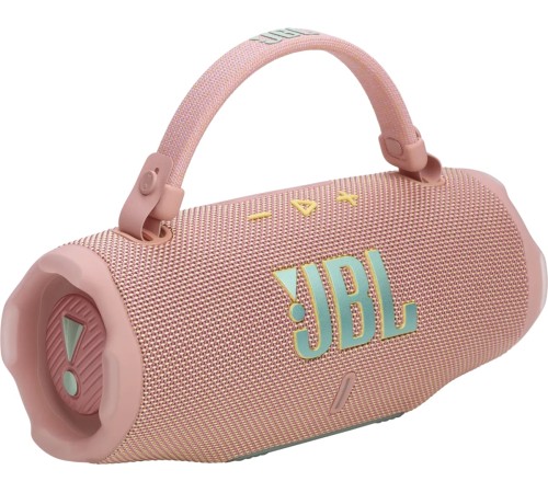 Портативная акустика JBL Charge 6 в розовом цвете: мощный звук в компактном корпусе