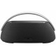 Портативная акустика Harman/Kardon Go + Play Mini 3 в чёрном цвете: мощный звук в компактном корпусе.