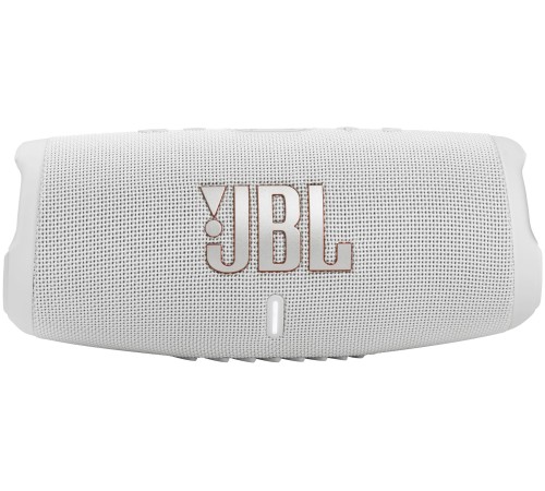 Портативная акустика JBL Charge 5, 40 Вт, белый: мощный звук в компактном корпусе