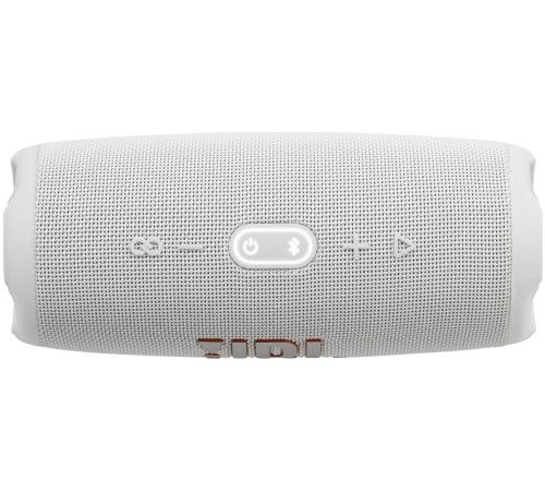 Портативная акустика JBL Charge 5, 40 Вт, белый: мощный звук в компактном корпусе