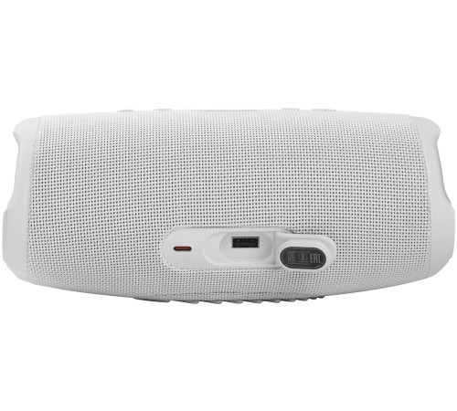 Портативная акустика JBL Charge 5, 40 Вт, белый: мощный звук в компактном корпусе