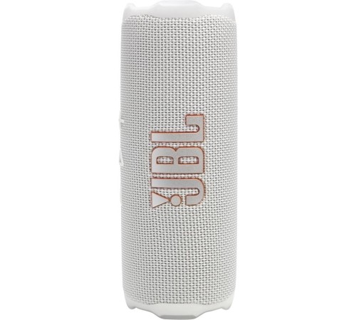 Портативная акустика JBL Flip 7 белого цвета — мощный звук в компактном корпусе