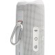 Портативная акустика JBL Flip 7 белого цвета — мощный звук в компактном корпусе