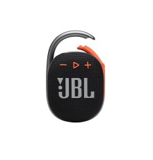 Портативная акустика JBL Clip 4, 5 Вт, черный/оранжевый