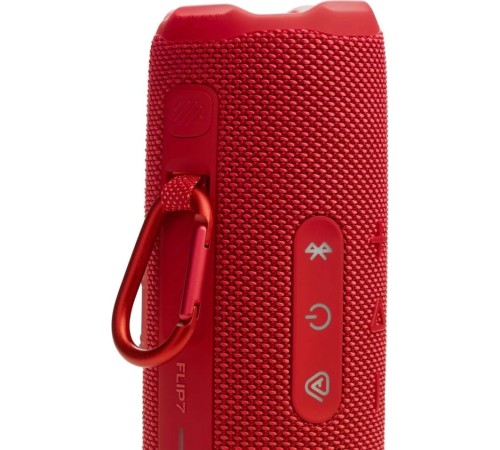 Портативная акустика JBL Flip 7 в красном цвете: мощный звук в компактном корпусе