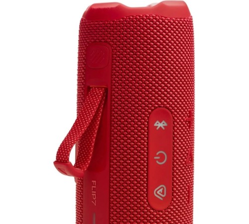 Портативная акустика JBL Flip 7 в красном цвете: мощный звук в компактном корпусе