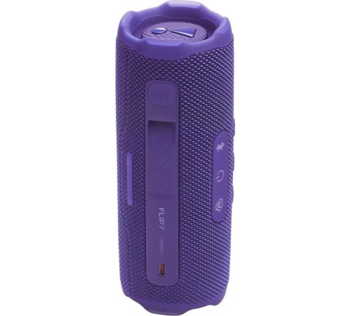 Портативная акустика JBL Flip 7 в фиолетовом цвете: мощный звук в компактном корпусе