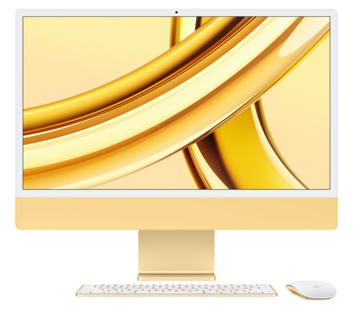 Apple iMac 24 Retina 4K (M3 8-Core CPU, GPU 10-Core, 8 ГБ, 256 ГБ) (MQRL3) Желтый