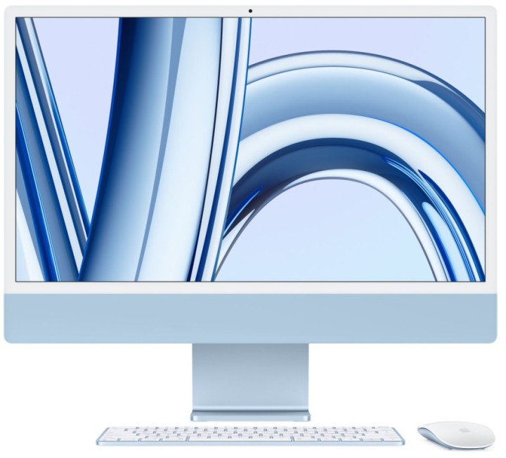 Apple iMac 24 Retina 4K (M3 8-Core CPU, GPU 10-Core, 8 ГБ, 512 ГБ) (MQRR3) Синий