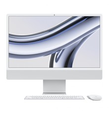 Apple iMac 24 Retina 4K (M3 8-Core CPU, GPU 10-Core, 8 ГБ, 512 ГБ) (MQRK3) Серебристый