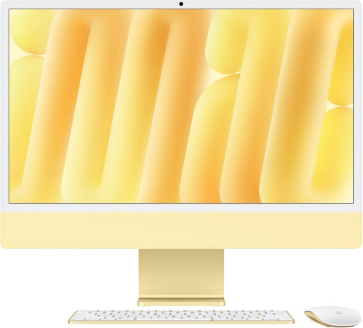 Apple iMac 24 Retina 4K (M4 10-Core CPU, GPU 10-Core, 24 ГБ, 512 ГБ) (Z1K2000NX) Желтый