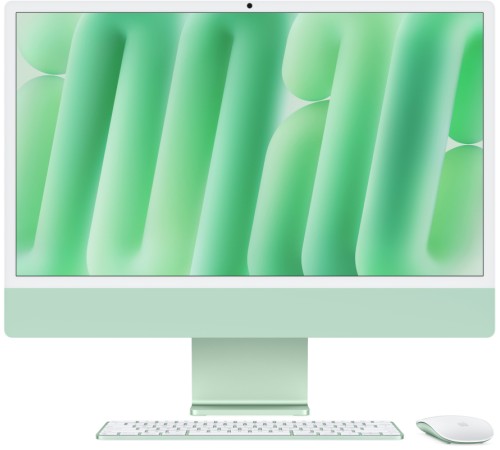 Apple iMac 24 Retina 4K (M4 10-Core CPU, GPU 10-Core, 16 ГБ, 256 ГБ) (MWUY3) Зеленый