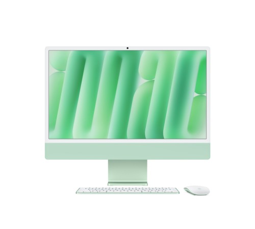 Apple iMac 24 Retina 4K (M4 10-Core CPU, GPU 10-Core, 16 ГБ, 256 ГБ) (MWUY3) Зеленый