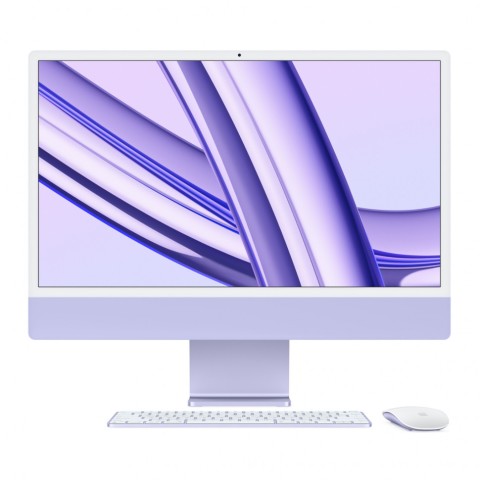 Apple iMac 24 Retina 4K (M4 10-Core CPU, GPU 10-Core, 16 ГБ, 512 ГБ) (Z1EU000EQ, Z1ET000MG) Фиолетовый