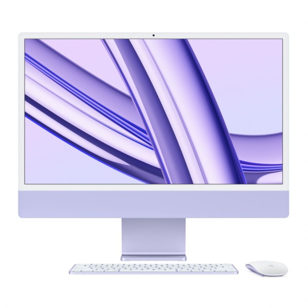 Apple iMac 24 Retina 4K (M4 10-Core CPU, GPU 10-Core, 32 ГБ, 512 ГБ) (Z1EU000ES, Z1K70014K) Фиолетовый