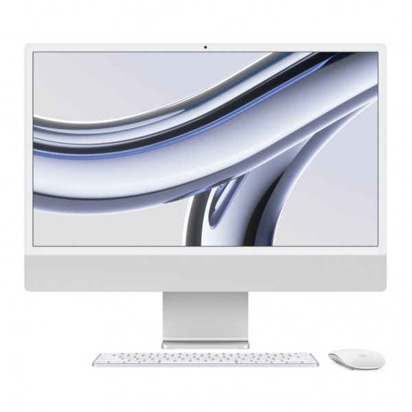 Apple iMac 24 Retina 4K (M3 8-Core CPU, GPU 8-Core, 16 ГБ, 1 TБ) (Z195000FF) Серебристый