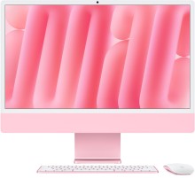 Apple iMac 24 Retina 4K (M4 10-Core CPU, GPU 10-Core, 16 ГБ, 1 ТБ) (Z1ES000DD, Z1ER000TY) Розовый