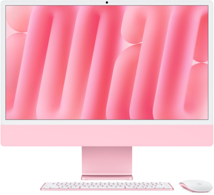 Apple iMac 24 Retina 4K (M4 10-Core CPU, GPU 10-Core, 16 ГБ, 1 ТБ) (Z1ES000DD, Z1ER000TY) Розовый