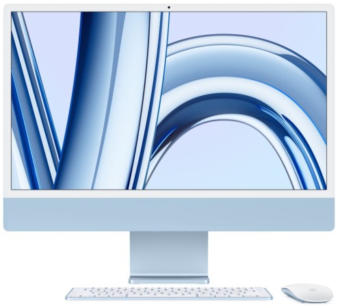 Apple iMac 24 Retina 4K (M3 8-Core CPU, GPU 10-Core, 16 ГБ, 1 ТБ) (Z19K000DA) Синий