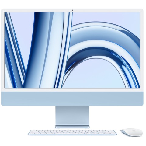 Apple iMac 24 Retina 4K (M3 8-Core CPU, GPU 8-Core, 8 ГБ, 256 ГБ) (MQRC3) HK Синий