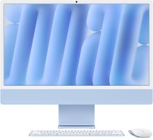 Apple iMac 24 Retina 4K (M4 10-Core CPU, GPU 10-Core, 32 ГБ, 2 ТБ) (Z1EQ000N5, Z1EP001EE) Синий