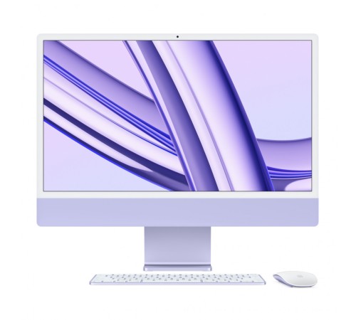 Apple iMac 24 Retina 4K (M3 8-Core CPU, GPU 10-Core, 16 ГБ, 1 ТБ) (Z19P000D9) Фиолетовый
