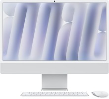 Apple iMac 24 Retina 4K (M4 10-Core CPU, GPU 10-Core, 16 ГБ, 256 ГБ) (MWUU3, MD3H4) Серебристый