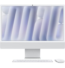 Apple iMac 24 Retina 4K (M4 10-Core CPU, GPU 10-Core, 16 ГБ, 256 ГБ) (MWUU3, MD3H4) Серебристый