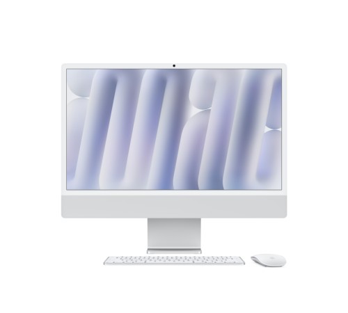 Apple iMac 24 Retina 4K (M4 10-Core CPU, GPU 10-Core, 16 ГБ, 256 ГБ) (MWUU3, MD3H4) Серебристый