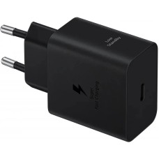 Сетевое зарядное устройство Samsung EP-T4511, c кабелем, USB-C, 45Вт, 3A, черный Сетевое зарядное устройство Samsung EP-T4511, c кабелем, USB-C, 45Вт, 3A, черный