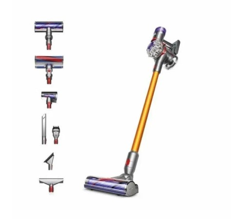 Пылесос Dyson V8 Absolute (SV25), yellow/nickel, UK 476596-01