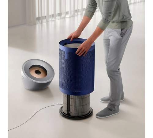 Очиститель воздуха Dyson Purifier Big+Quiet™ Formaldehyde BP03 Bright nickel/Prussian blue, никель/синий