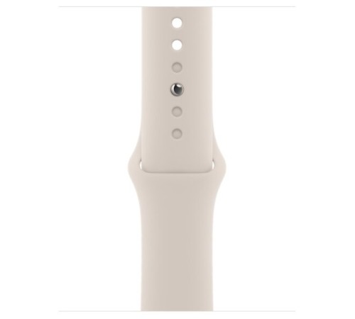 Золотые умные часы Apple Watch Series 8 41 мм со стальным корпусом и ремешком Sport Band Starlight