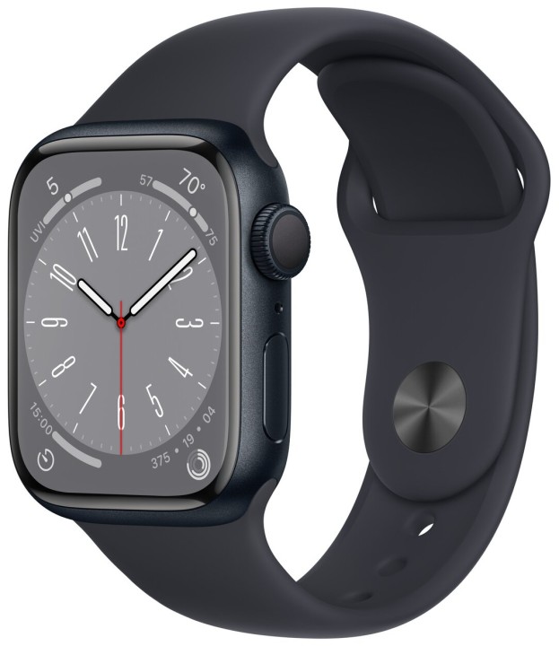 Умные часы Apple Watch Series 8 41 мм Aluminium Case midnight Sport Band