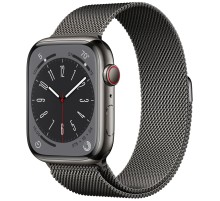 Умные часы Apple Watch Series 8 45 мм Steel Case, graphite milanese