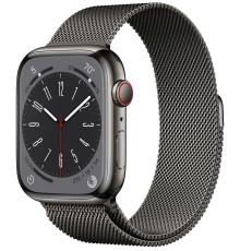 Умные часы Apple Watch Series 8 45 мм Steel Case, graphite milanese