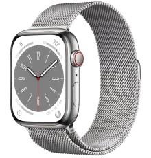 Умные часы Apple Watch Series 8 41 мм Steel Case, silver milanese