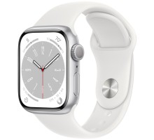 Умные часы Apple Watch Series 8 41 мм Aluminium Case silver/white S/M