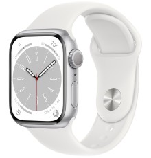 Умные часы Apple Watch Series 8 41 мм Aluminium Case silver/white S/M