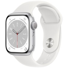 Умные часы Apple Watch Series 8 41 мм Aluminium Case silver/white S/M Умные часы Apple Watch Series 8 41 мм Aluminium Case silver/white S/M