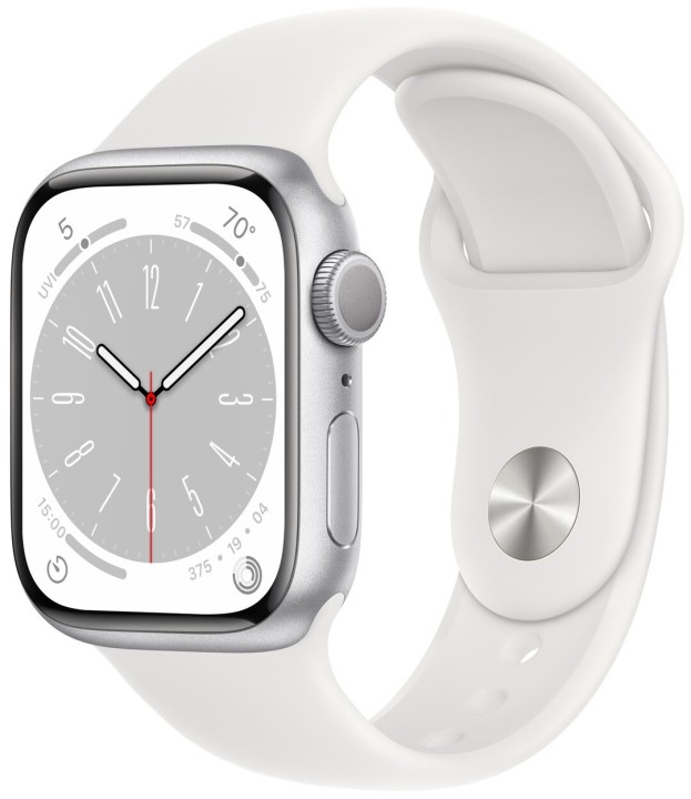 Умные часы Apple Watch Series 8 41 мм Aluminium Case silver/white S/M