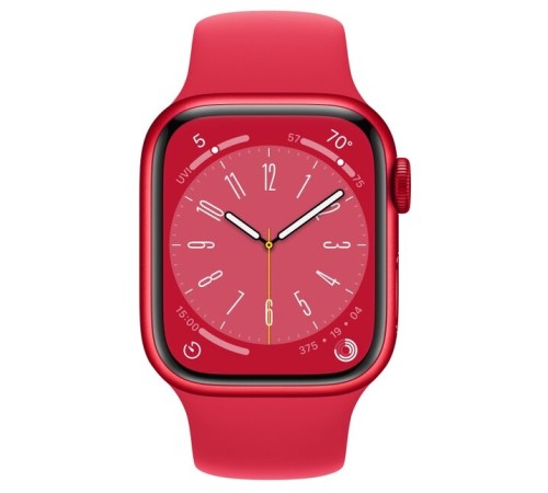 Умные часы Apple Watch Series 8 41 мм в красном алюминиевом корпусе с ремешком Sport Band