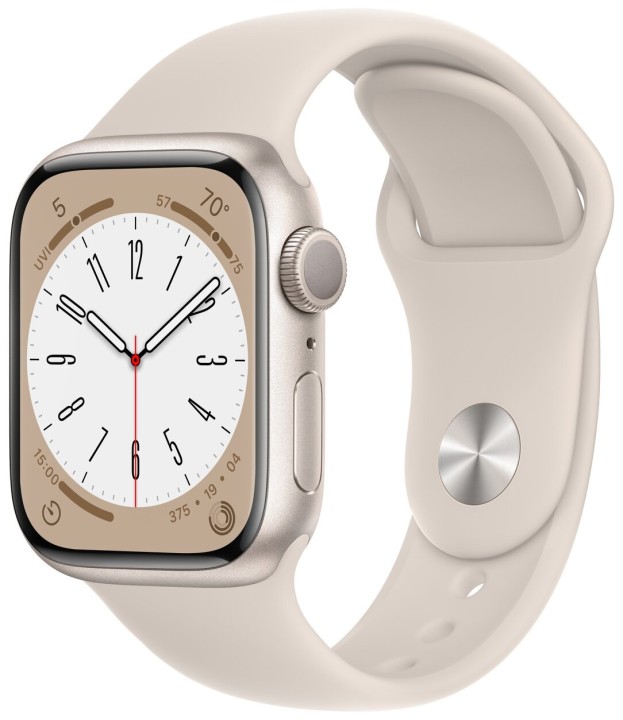 Умные часы Apple Watch Series 8 41 мм Aluminium Case starlight Sport Band