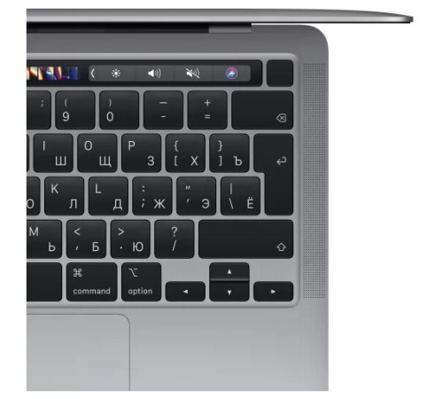 MacBook Pro 13.3 Touch Bar 2020 года: мощный серый космос с M1 чипом
