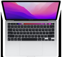 Apple MacBook Pro 13.3 Touch Bar 2022 MNEP3LL/A (M2 8-Core, GPU 10-Core, 8GB, 256GB) серебристый
