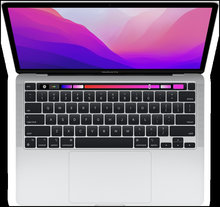 Apple MacBook Pro 13.3 Touch Bar 2022 MNEP3LL/A (M2 8-Core, GPU 10-Core, 8GB, 256GB) серебристый