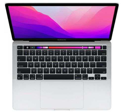 MacBook Pro 13.3" 2022 с Touch Bar и чипом M2: мощный и стильный серебристый ноутбук от Apple