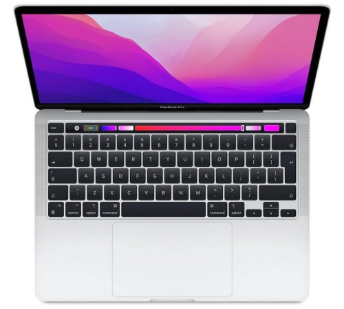 MacBook Pro 13.3" 2022 с Touch Bar и чипом M2: мощный и стильный серебристый ноутбук от Apple